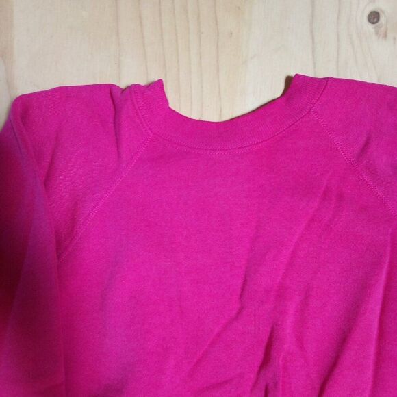 Vintage Hanes Blank Crewneck Sweatshirt Pink - Picture 1 of 5